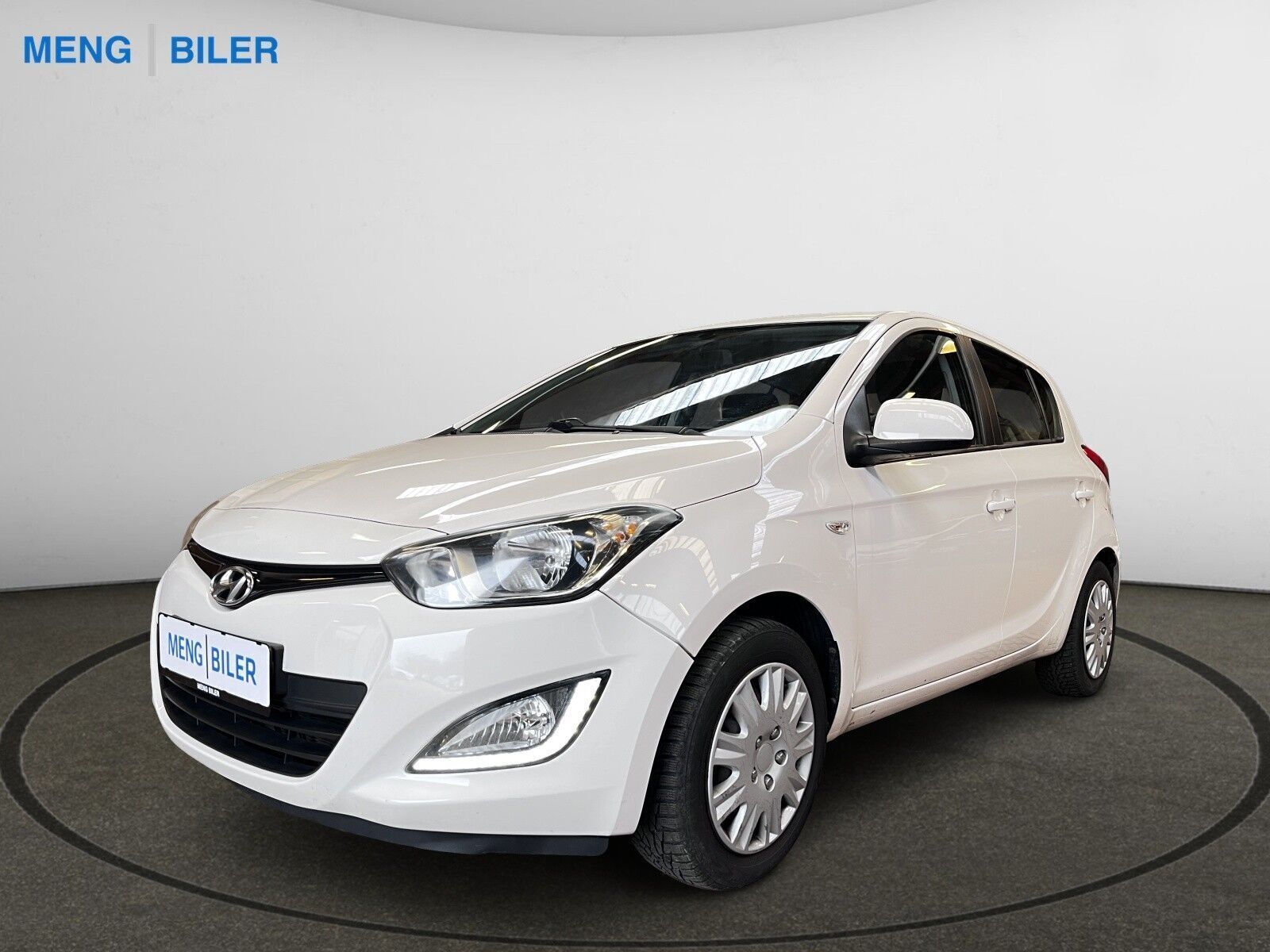 Hvid Hyundai i20 fra 2013