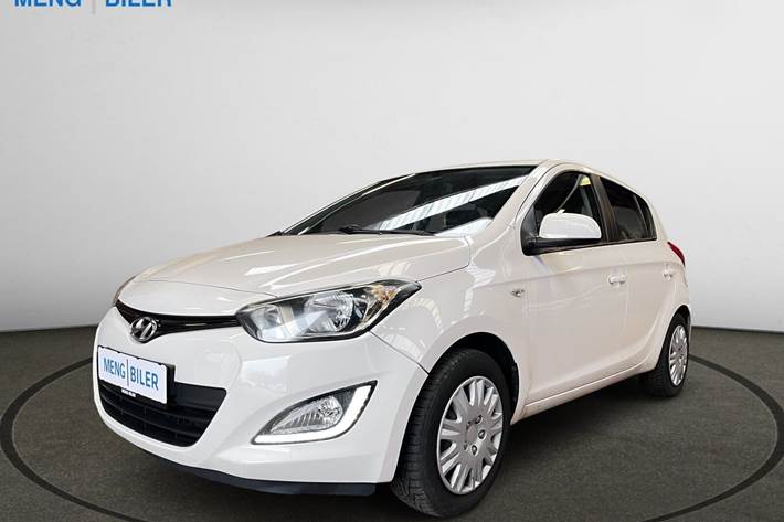 Hvid Hyundai i20 fra 2013