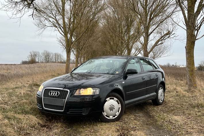 Sort Audi A3 fra 2006
