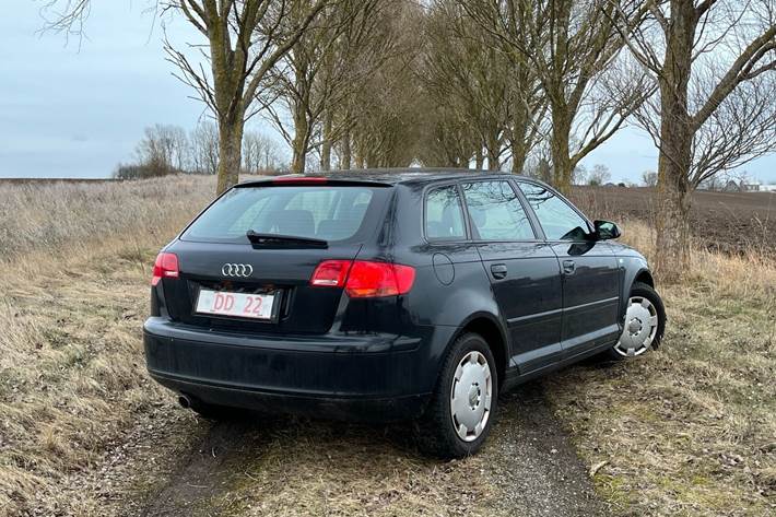 Sort Audi A3 fra 2006