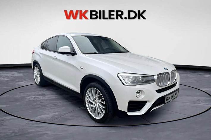 Hvid BMW X4 fra 2015