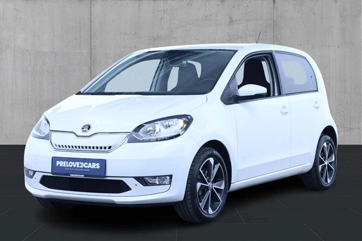 Hvid Skoda Citigo-e fra 2020