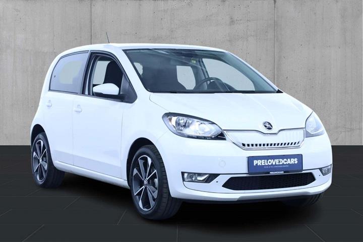Hvid Skoda Citigo-e fra 2020