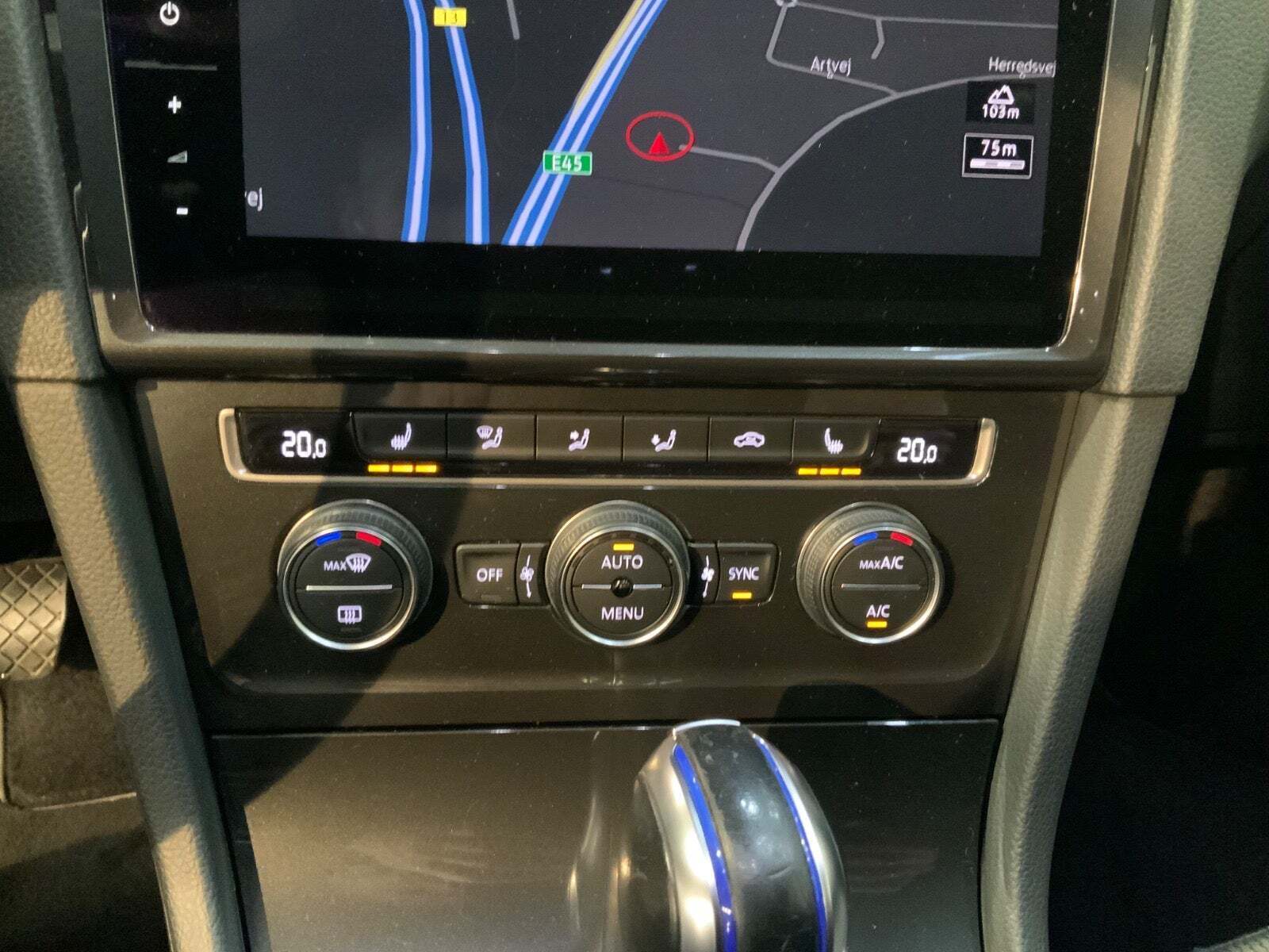 Hvid VW e-Golf VII fra 2019