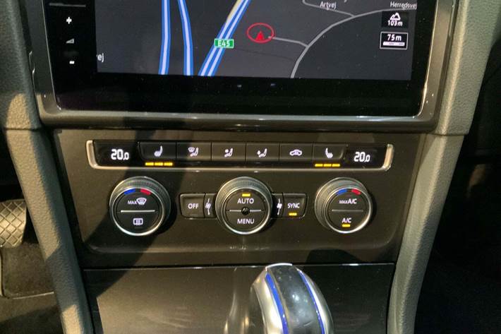 Hvid VW e-Golf VII fra 2019