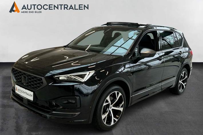 Sort Seat Tarraco fra 2021 set udefra