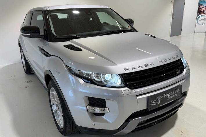 Sølv Land Rover Range Rover evoque fra 2013