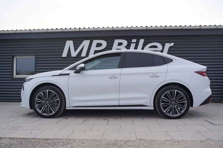 Hvid Skoda Enyaq fra 2026