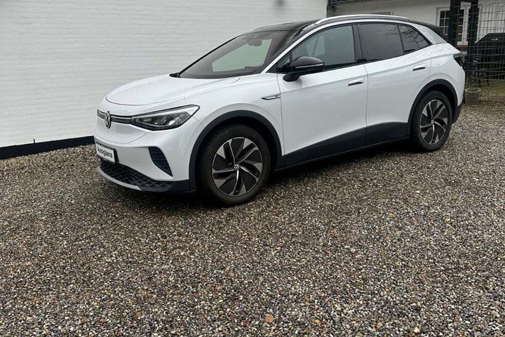 Hvid VW ID.4 fra 2021 set udefra