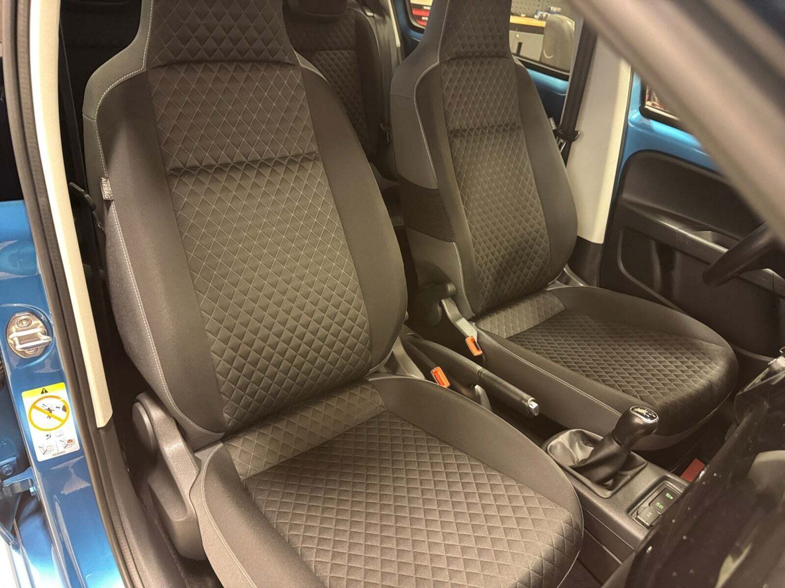 Blå Skoda Citigo fra 2019