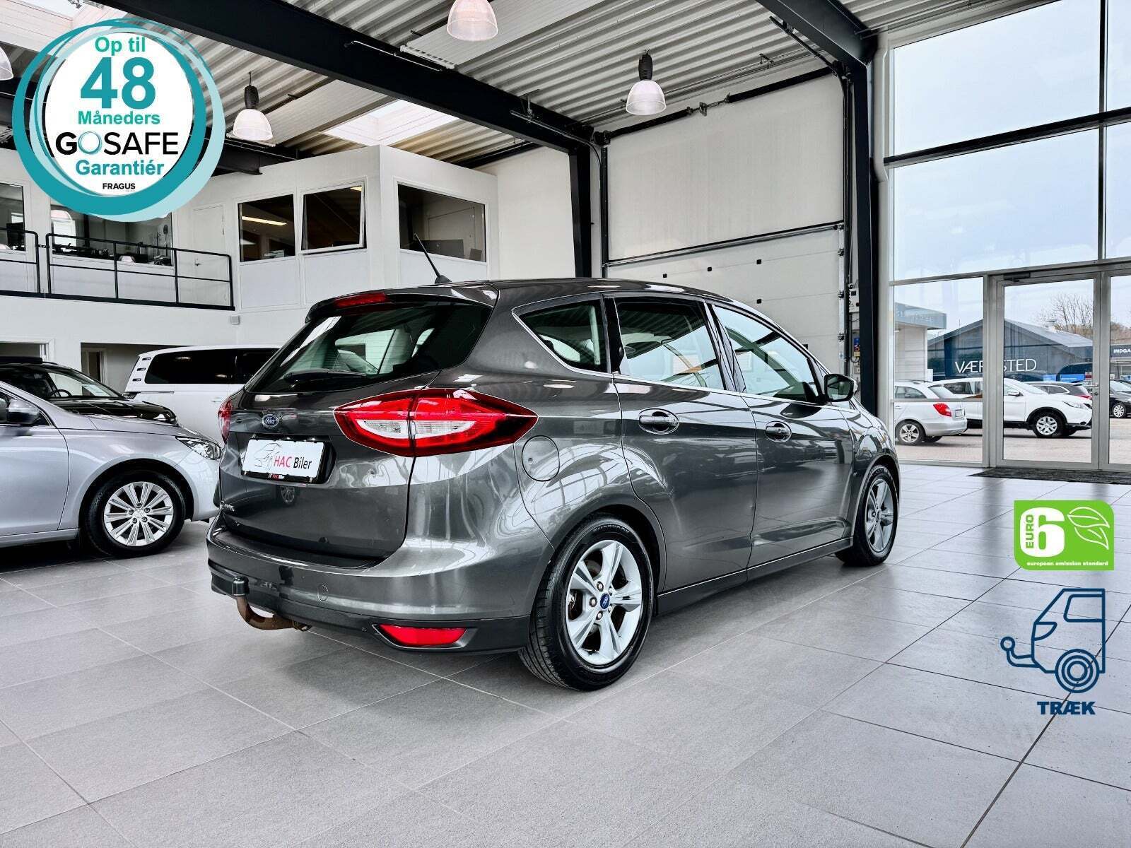 Grå Ford C-MAX fra 2018