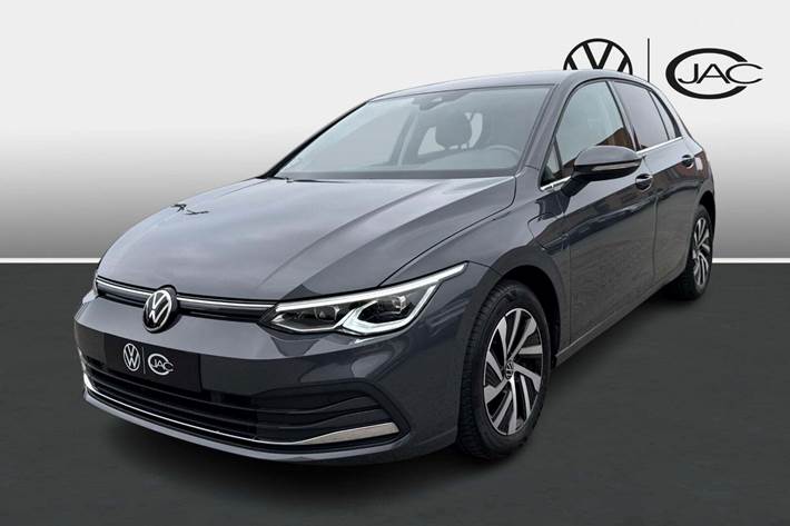 Grå VW Golf VIII fra 2021