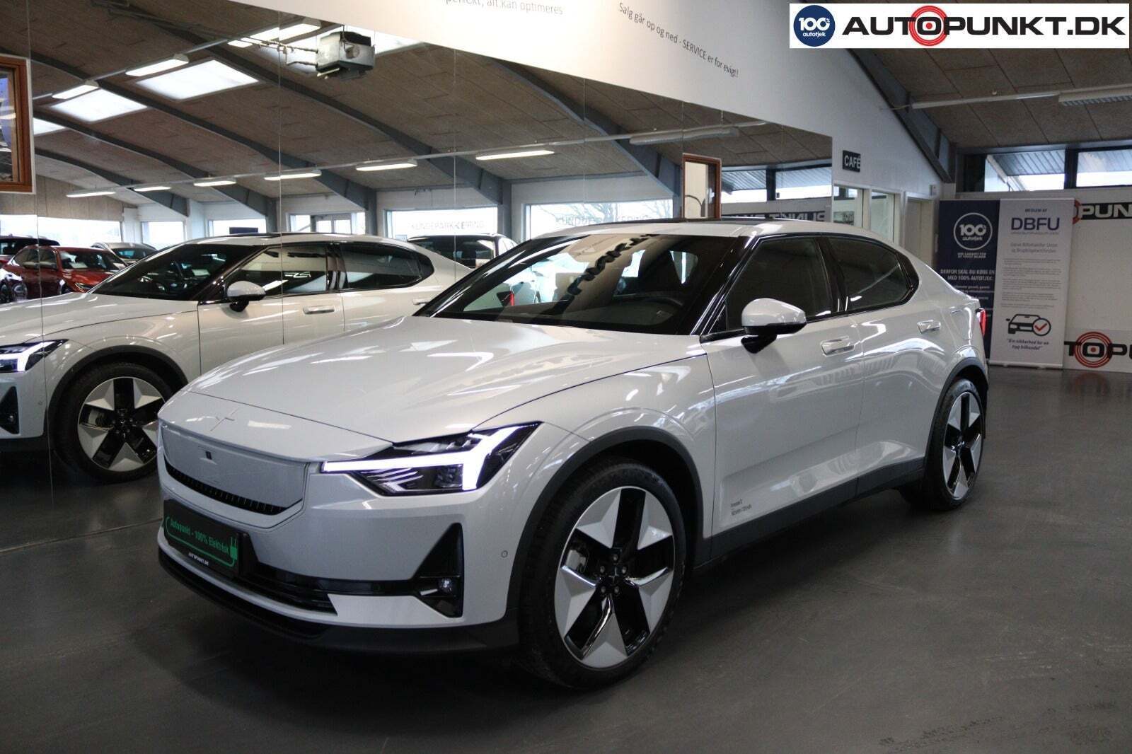 Hvid Polestar 2 fra 2024