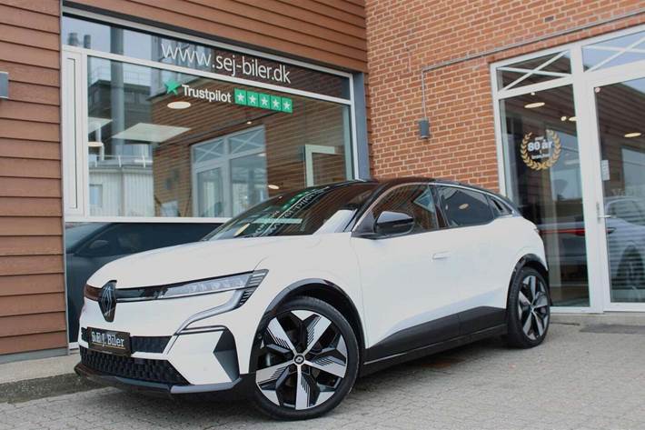Hvid Renault Megane E-Tech fra 2023