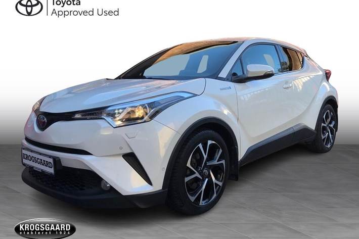 Hvid Toyota C-HR fra 2016
