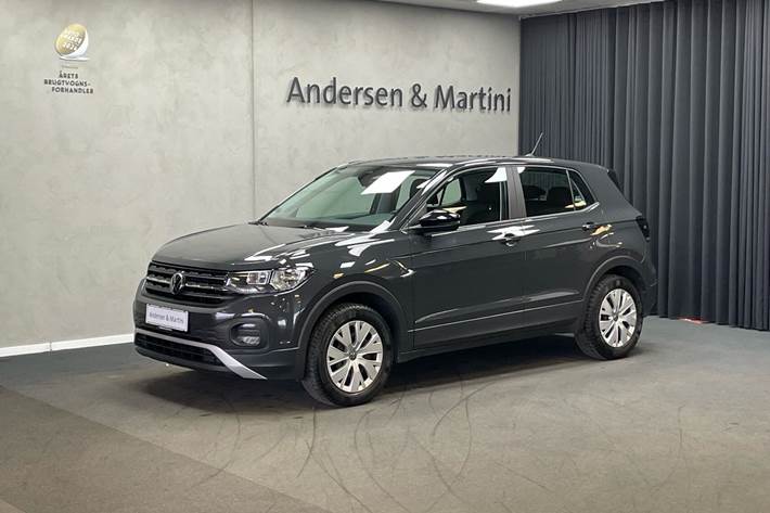 Grå VW T-Cross fra 2021