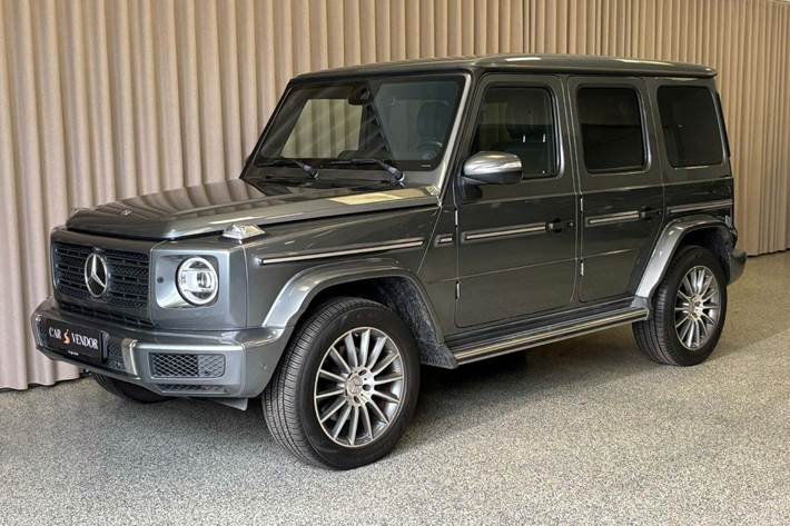 Grå Mercedes G500 fra 2019