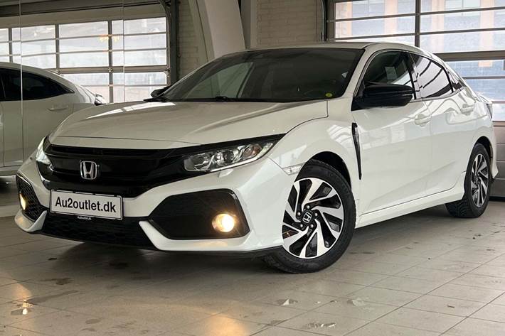 Hvid Honda Civic fra 2018