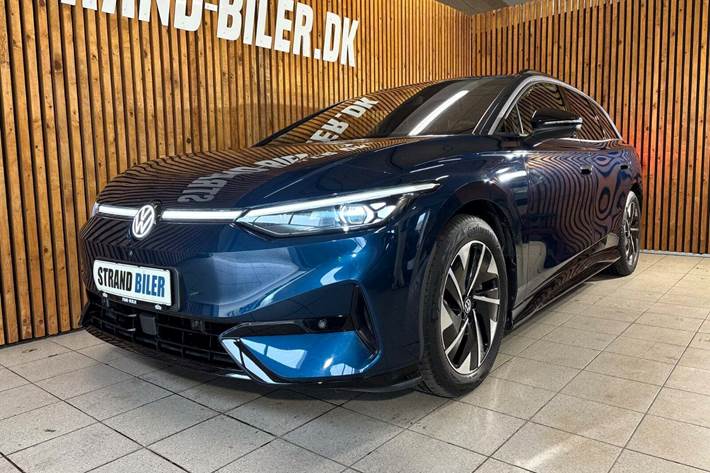 Blå VW ID.7 fra 2025