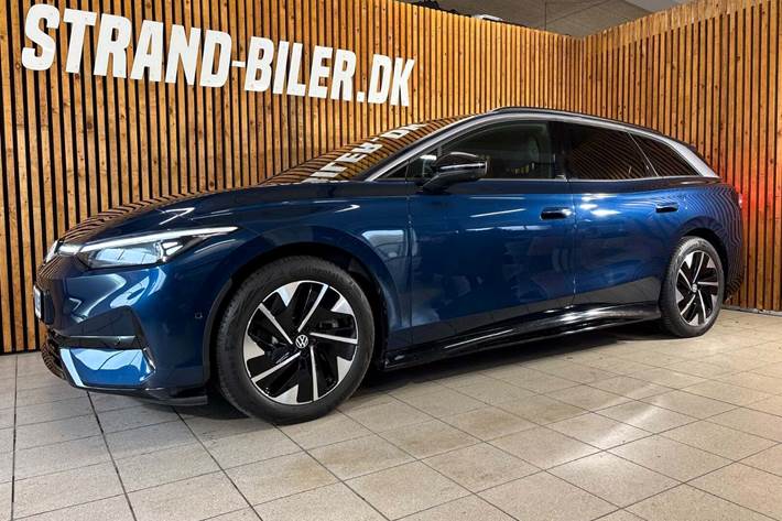 Blå VW ID.7 fra 2025