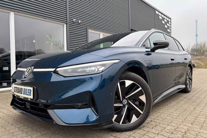 Blå VW ID.7 fra 2025