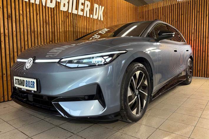 Blå VW ID.7 fra 2025