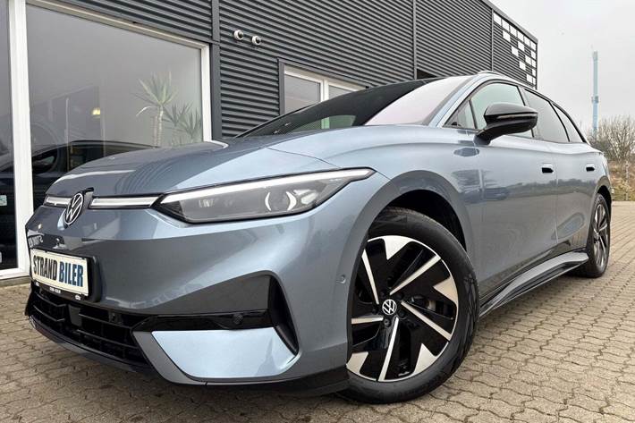 Blå VW ID.7 fra 2025