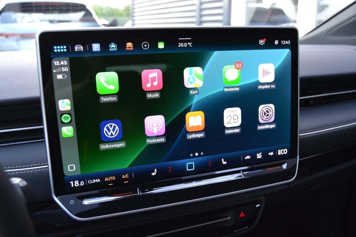 Blå VW ID.7 fra 2025