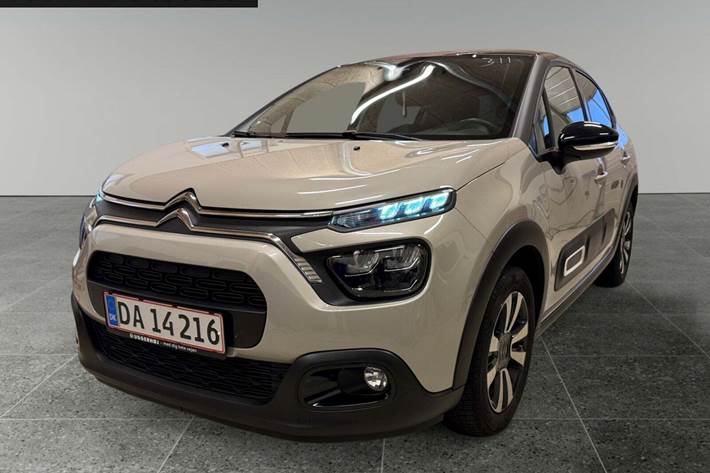 Beige Citroën C3 fra 2021 set udefra