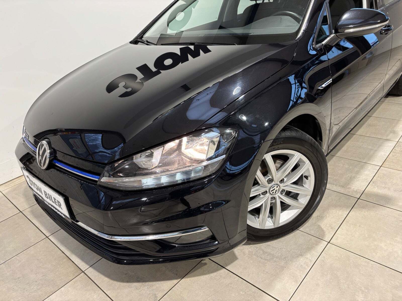 Sort VW Golf VII fra 2018