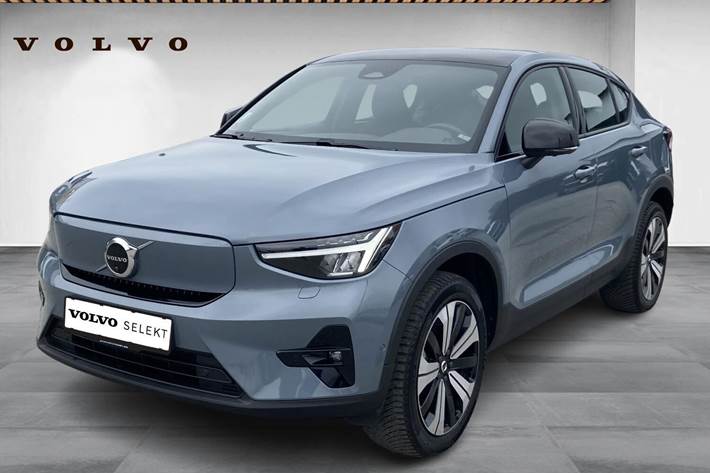 Grå Volvo C40 fra 2023