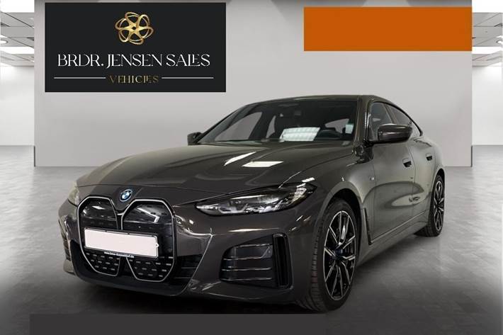 Grå BMW i4 fra 2023