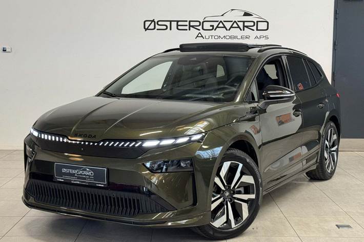 Grøn Skoda Enyaq fra 2026