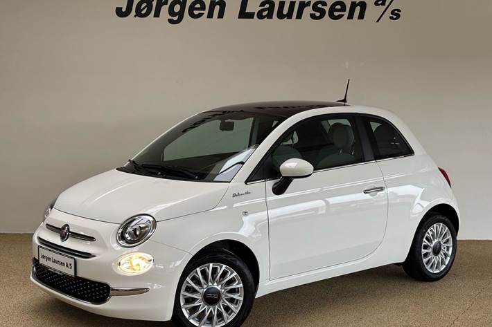 Hvid Fiat 500 fra 2023