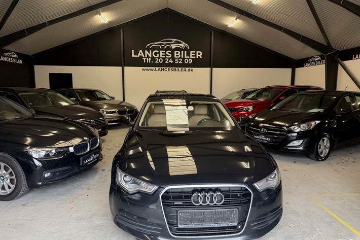 Sort Audi A6 fra 2012