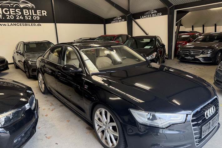 Sort Audi A6 fra 2012