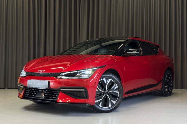Rød Kia EV6 fra 2021