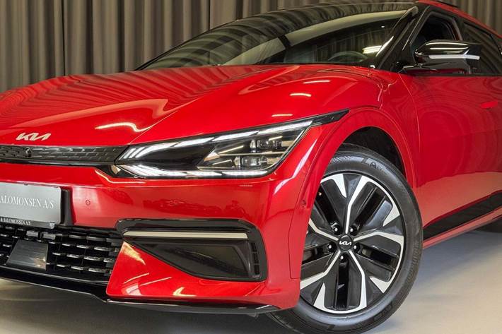 Rød Kia EV6 fra 2021