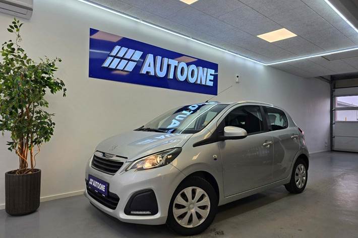 Sølv Peugeot 108 fra 2014