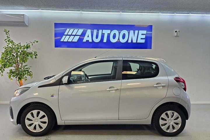 Sølv Peugeot 108 fra 2014