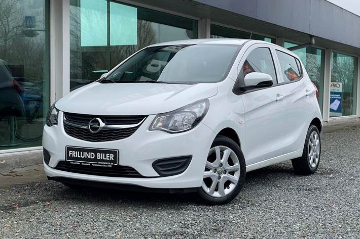 Hvid Opel Karl fra 2016