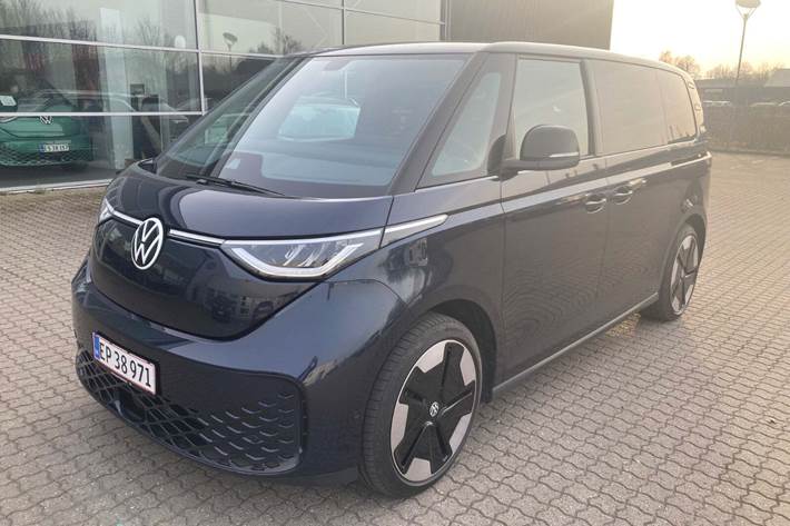 Sort VW ID.Buzz fra 2026 set udefra