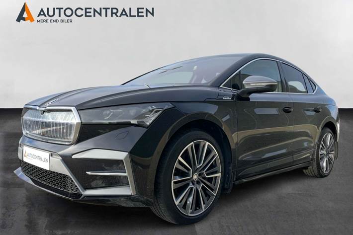 Sort Skoda Enyaq fra 2024