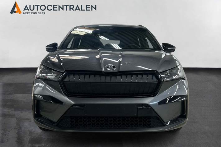 Grå Skoda Enyaq fra 2025