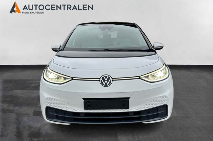 Hvid VW ID.3 fra 2020