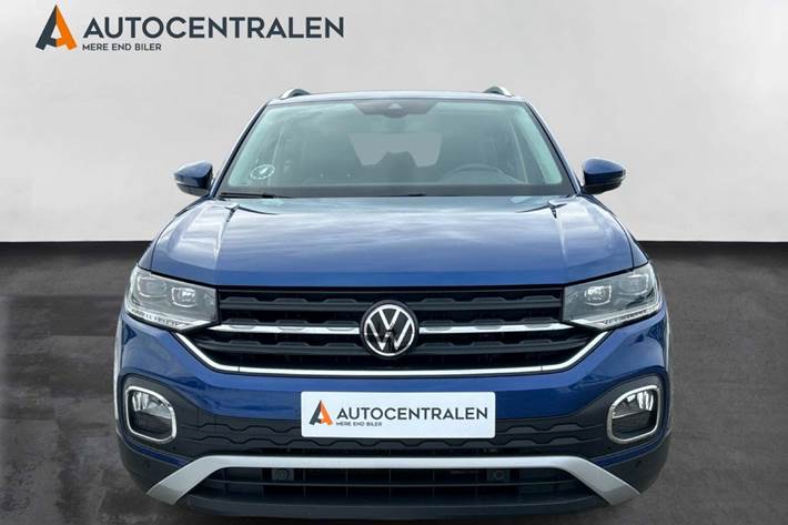 Blå VW T-Cross fra 2021