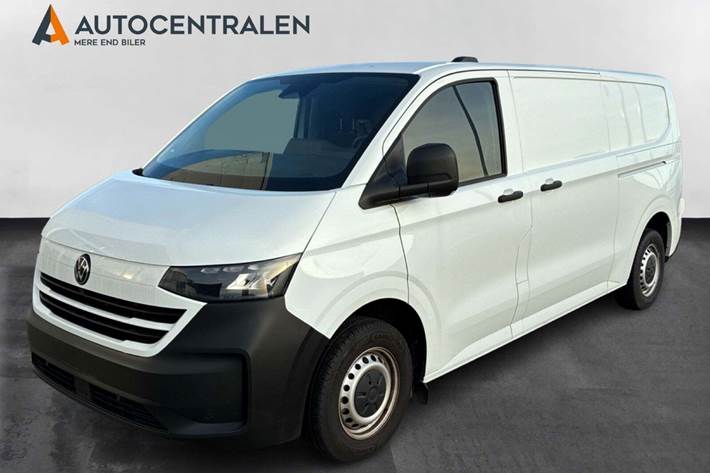 Hvid VW Transporter fra 2025