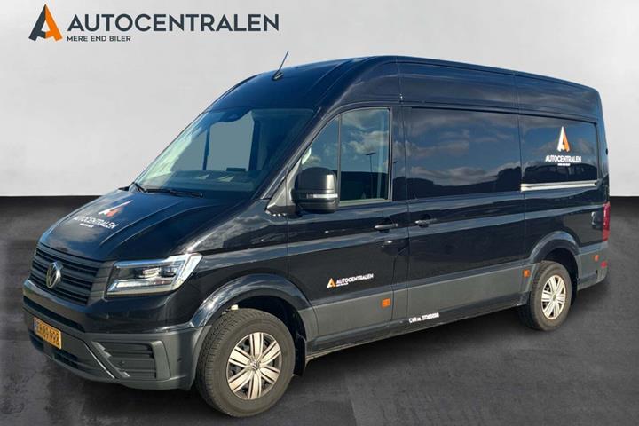 Sort VW Crafter 35 fra 2025 set udefra