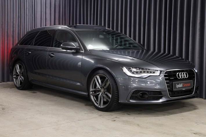 Grå Audi A6 fra 2014