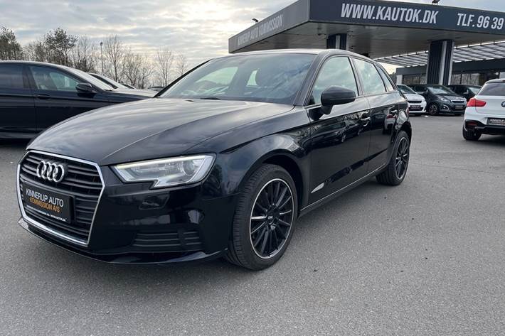 Sort Audi A3 fra 2018